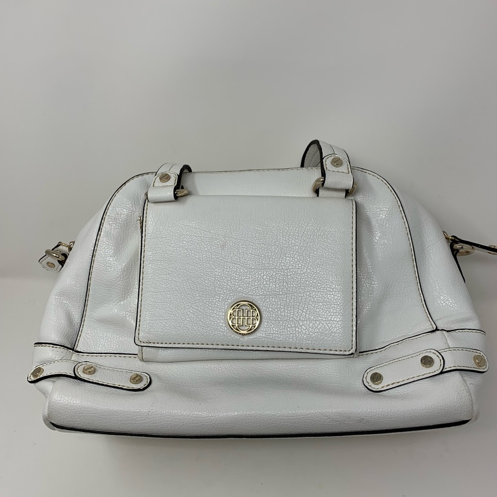 White Leather Handbag - Picture 2 of 11